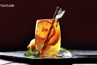 Fresh Lemon Mojito Iced Green Tea