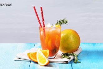 Zesty Orange Green Iced Tea