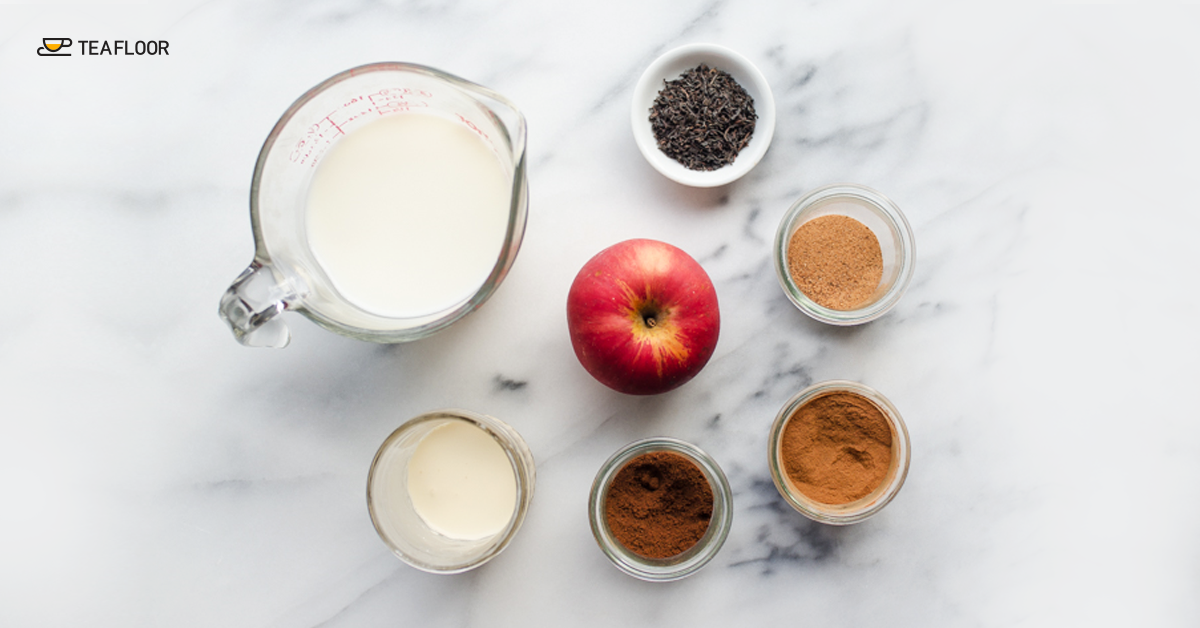 Apple Cinnamon Tea Latte Recipe