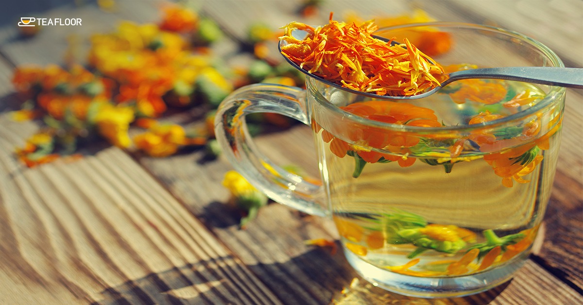 Benefits of marigold in green tea