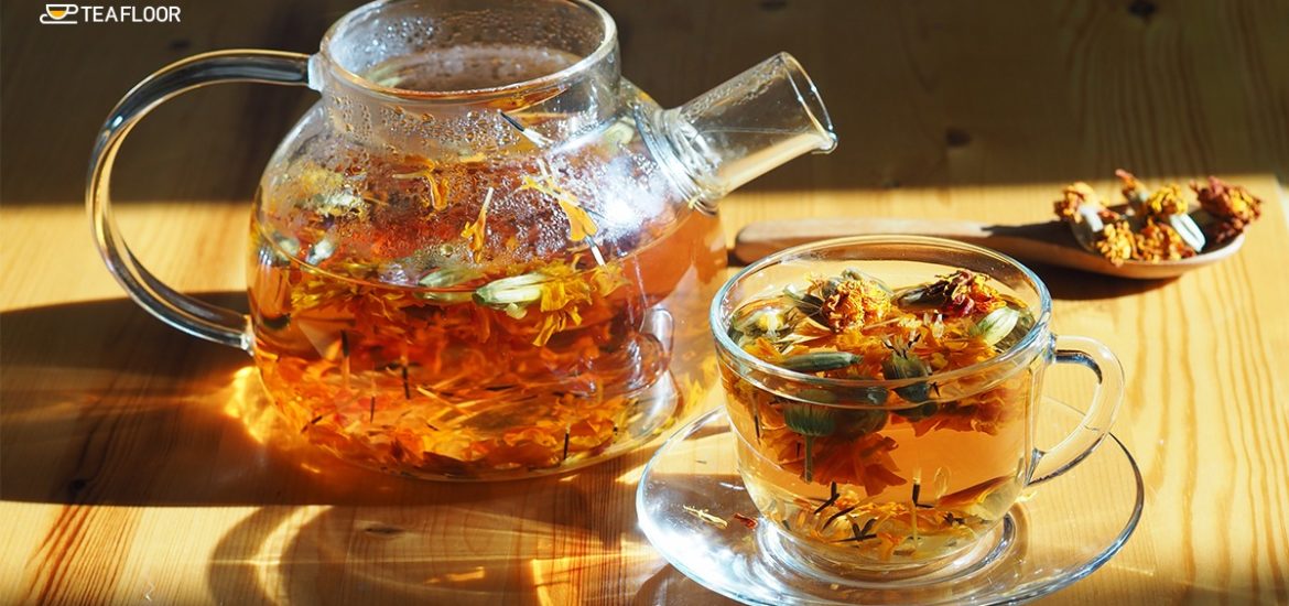 marigold tea and its health benefits