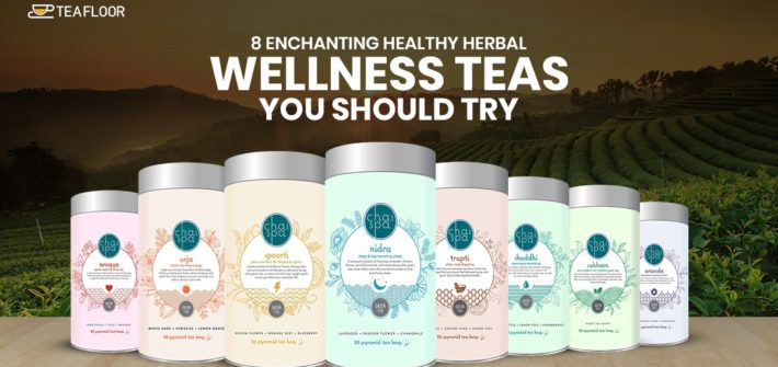 Healthy Herbal Wellness Teas