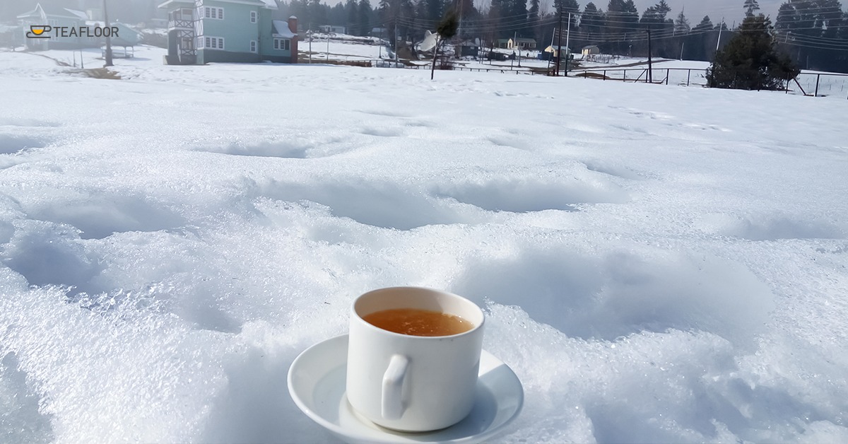 Kashmiri Green Tea In Winters