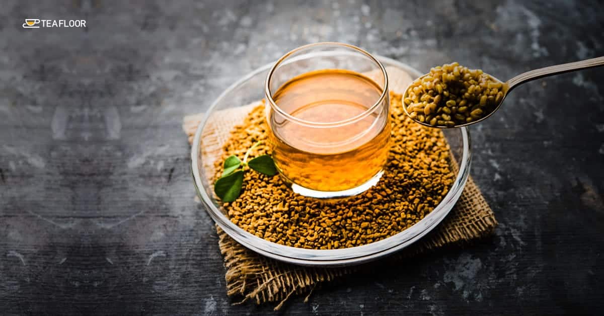 ayurvedic pcos pcod tea for women with fenugreek seeds