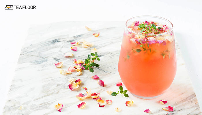 Rose Green Ice Tea Rose Green Ice Tea