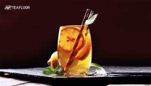 Fresh Lemon Mojito Iced Green Tea