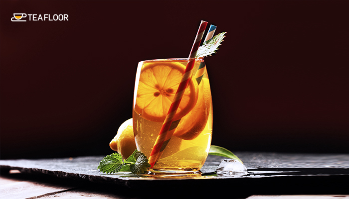 Fresh Lemon Mojito Iced Green Tea