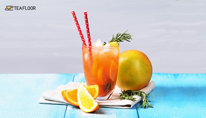 Zesty Orange Green Iced Tea