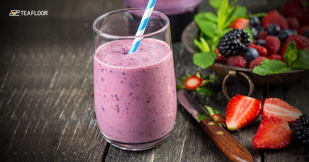 A Breakfast Delight- Fruity Green Tea Smoothie Recipe