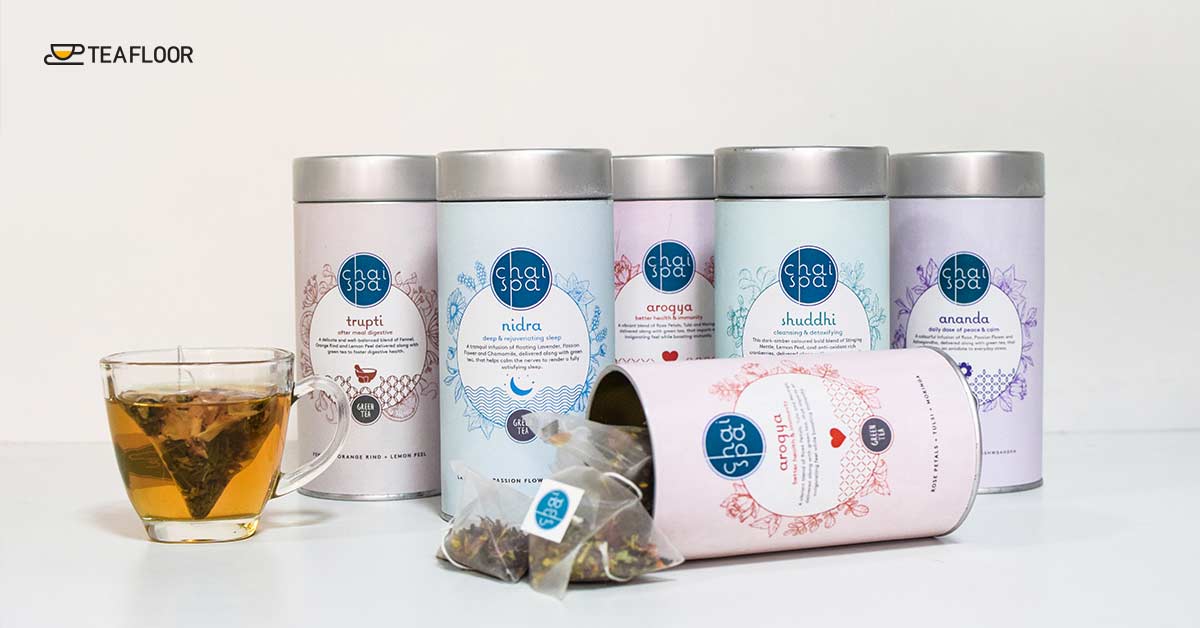 5 ChaiSpa Pyramid Tea Bags