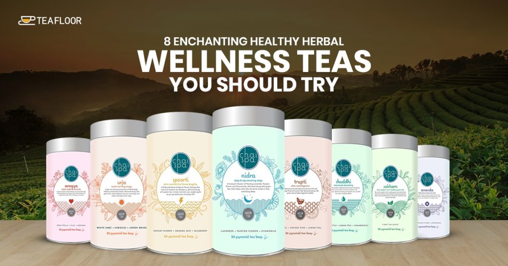 Healthy Herbal Wellness Teas