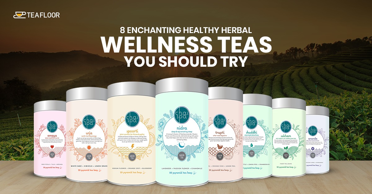 Healthy Herbal Wellness Teas