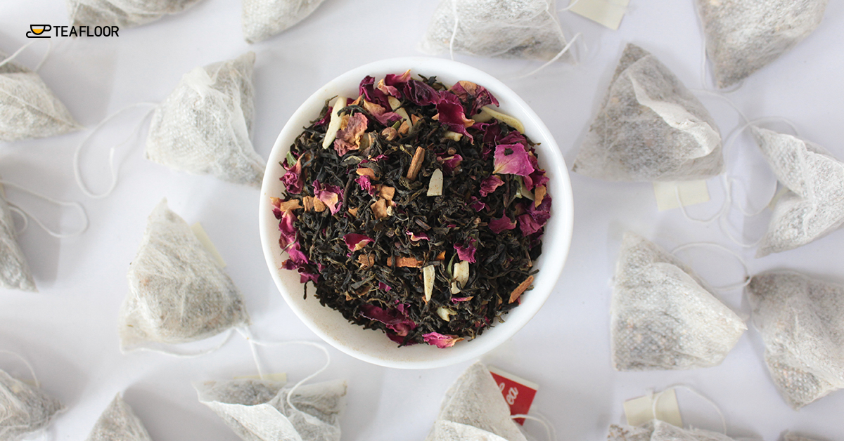 Biodegradable Pyramid Tea Bags