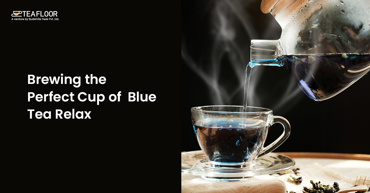 Cup of Blue Tea Relax Cup of Blue Tea Relax